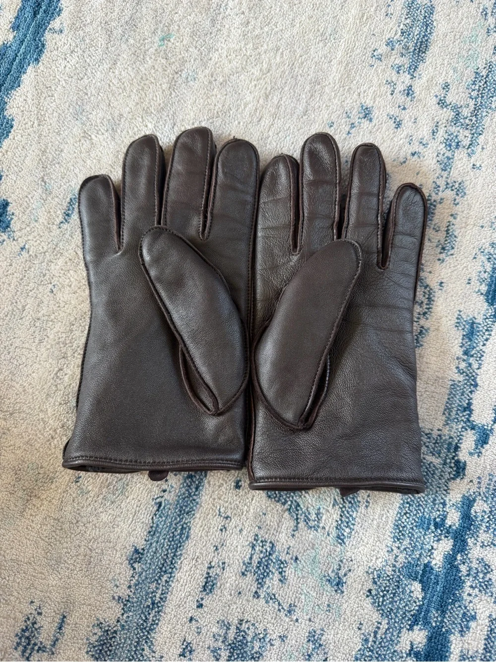Ugg Button Closure Leather Women’s Gloves Large